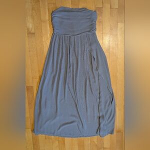 Happily Gray Boho Skirt High Slit Size Small